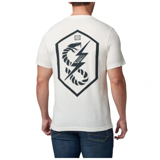 5.11 PT-R ROPE SNAKE S/S TEE Marshmallow