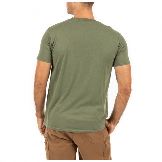 5.11 STICKS AND STONES SS TEE Military Green
