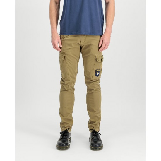 ALPHA IND. HLAČE PETROL PATCH PANT Olive