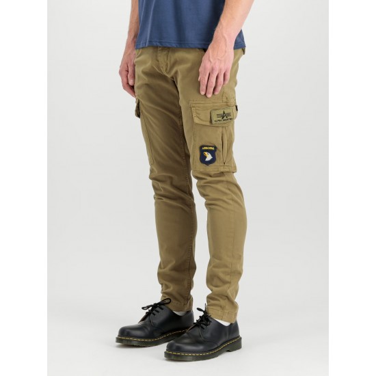 ALPHA IND. HLAČE PETROL PATCH PANT Olive
