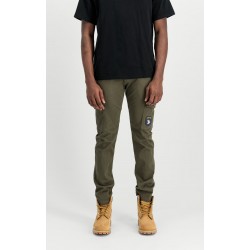 ALPHA IND. HLAČE PETROL PATCH PANT Black Olive
