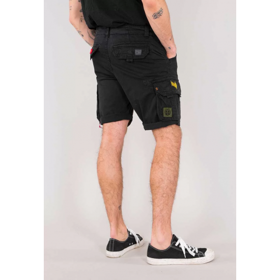 ALPHA IND. KRATKE HLAČE CREW SHORT PATCH Black ALPHA IND. KRATKE HLAČE CREW SHORT PATCH Black