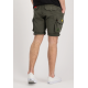 ALPHA IND. KRATKE HLAČE CREW SHORT PATCH Grey Black ALPHA IND. KRATKE HLAČE CREW SHORT PATCH Grey Black