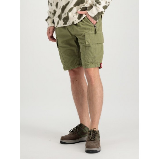 ALPHA IND. KRATKE HLAČE RIPSTOP JOGGER SHORT Olive