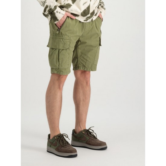 ALPHA IND. KRATKE HLAČE RIPSTOP JOGGER SHORT Olive