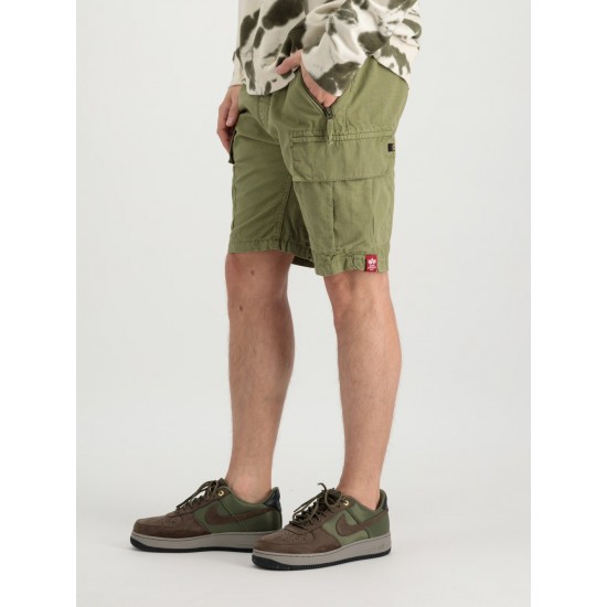 ALPHA IND. KRATKE HLAČE RIPSTOP JOGGER SHORT Olive