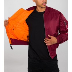 ALPHA IND. JAKNA MA-1 Burgundy