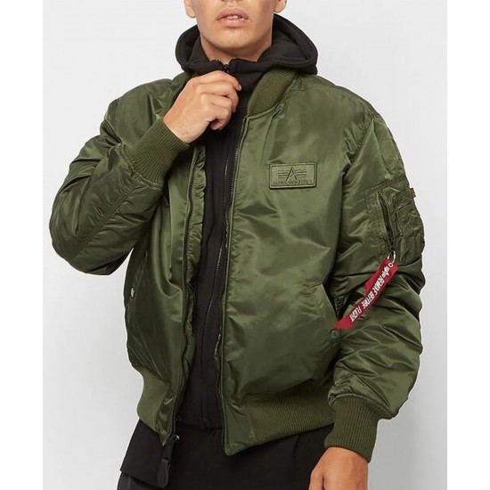 ALPHA IND. JAKNA MA-1 D-TEC Dark Green/Black