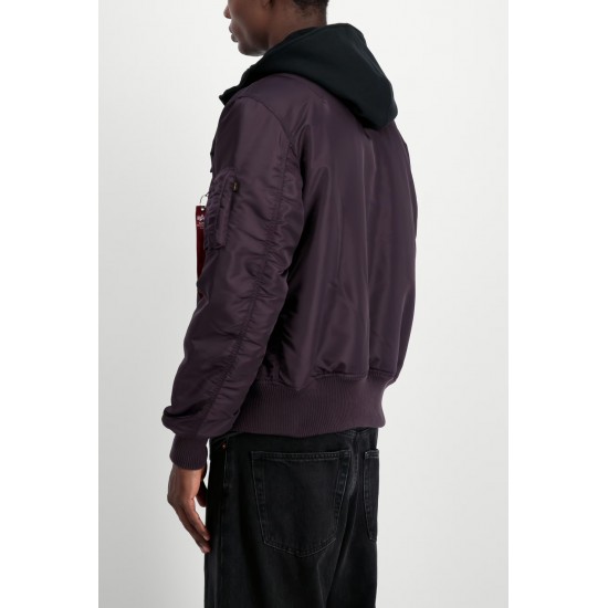 ALPHA IND. JAKNA MA-1 D-TEC SE Plum