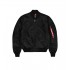 ALPHA IND. JAKNA MA-1 VF NASA All Black