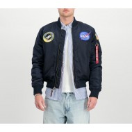 ALPHA IND. JAKNA MA1 VF NASA Rep.Blue