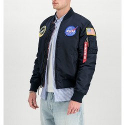ALPHA IND. JAKNA MA1 VF NASA Rep.Blue