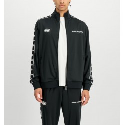 ALPHA IND. JAKNA TRACK TRICOT JACKET Black