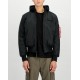 ALPHA IND. JAKNA MA-1 ZH BACK PRINT Black/Reflective