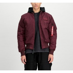 ALPHA IND. JAKNA MA-1 ZH BACK PRINT Dark Cherry