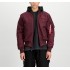 ALPHA IND. JAKNA MA-1 ZH BACK PRINT Dark Cherry