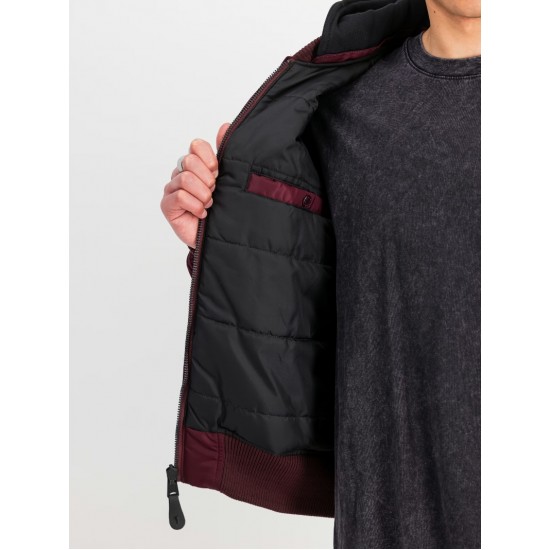 ALPHA IND. JAKNA MA-1 ZH BACK PRINT Dark Cherry ALPHA IND. JAKNA MA-1 ZH BACK PRINT Dark Cherry