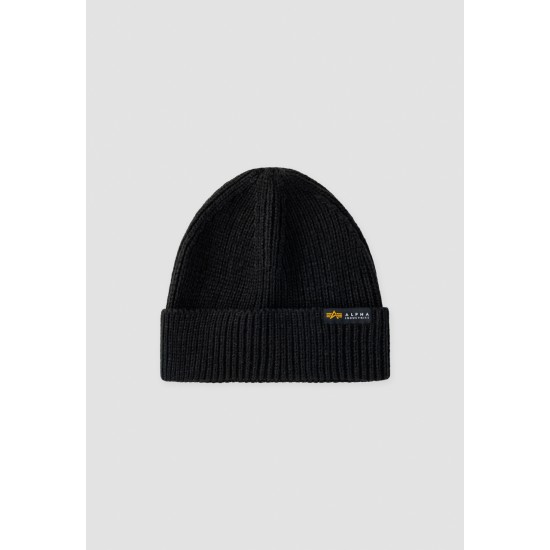 ALPHA IND. DOCKERS BEANIE Black