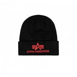ALPHA IND. KAPA 3D BEANIE Black Red