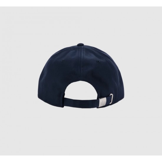 ALPHA IND. METAL LABEL CAP Rep. Blue/Chrome