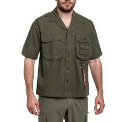 ALPHA IND. KOŠULJA ALOHA SAFARI Dark Olive