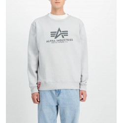 ALPHA IND. BASIC SWEATER Pastel Grey