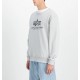 ALPHA IND. BASIC SWEATER Pastel Grey