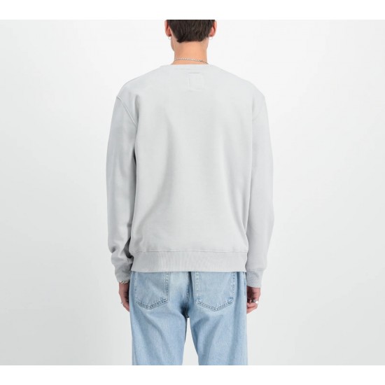 ALPHA IND. BASIC SWEATER Pastel Grey
