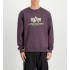 ALPHA IND. BASIC SWEATER Plum