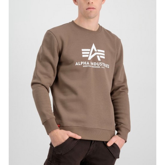 ALPHA IND. BASIC SWEATER Taupe