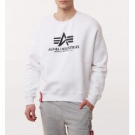 ALPHA IND. BASIC SWEATER White