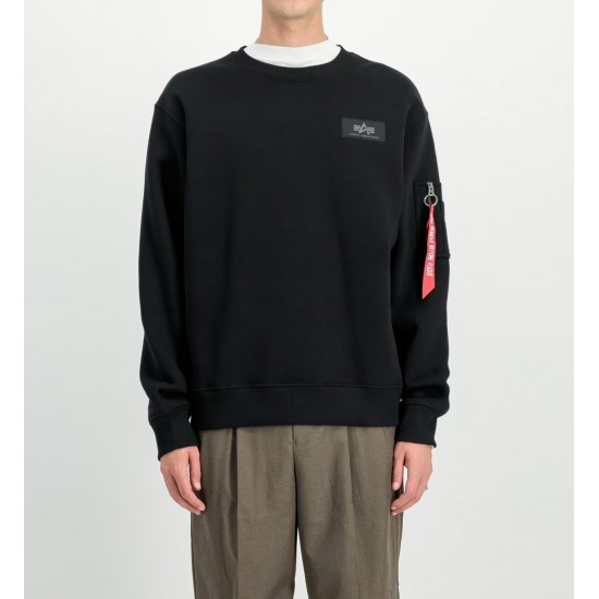 ALPHA IND. BACKPRINT SWEATSHIRT Black