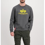 ALPHA IND. BASIC SWEATER Charcoal Heather