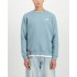 ALPHA IND. BASIC SWEATER SMALL LOGO Grey Blue