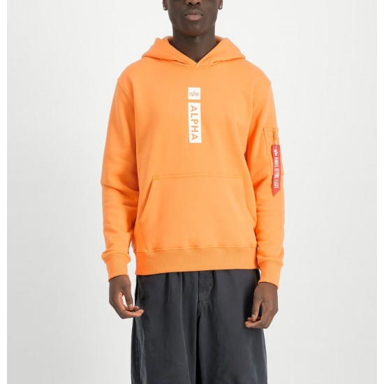 ALPHA IND. ALPHA PP HOODY Tangerine