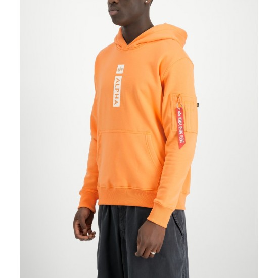 ALPHA IND. ALPHA PP HOODY Tangerine