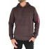 ALPHA IND. BACK PRINT HOODY Hunter Brown