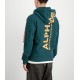 ALPHA IND. BACK PRINT ZIP HOODY Force Green