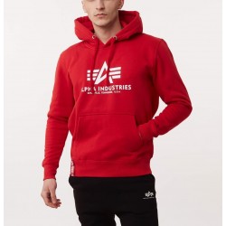 ALPHA IND. BASIC HOODY Speed Red