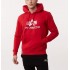 ALPHA IND. BASIC HOODY Speed Red