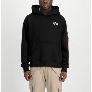 ALPHA IND. SIGNATURE BP HOODY Black
