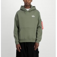 ALPHA IND. SIGNATURE BP HOODY Sage Green