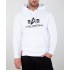 ALPHA IND. BASIC HOODY White