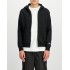 ALPHA IND. LABEL BACK PRINT ZIP HOODY Black