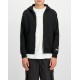 ALPHA IND. LABEL BACK PRINT ZIP HOODY Black