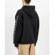 ALPHA IND. LOGO TRACK TAPE HOODY Black