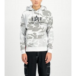 ALPHA IND. BASIC HOODY White Camo