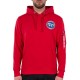 ALPHA IND. APOLLO MISSION HOODY Speed Red