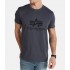 ALPHA IND. BASIC T-SHIRT Grey Black / Black