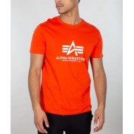 ALPHA IND. BASIC T-SHIRT Boost Orange